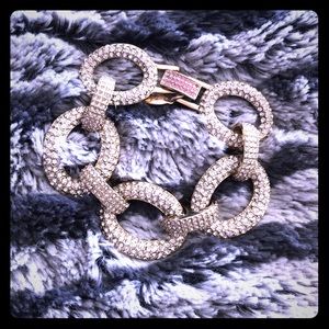 Ann Taylor - Gold Breast Cancer Bracelet